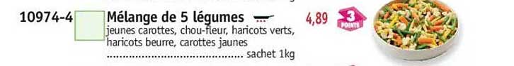 Mélange de 5 légumes