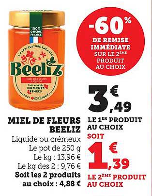 MIEL DE FLEURS BEELIZ