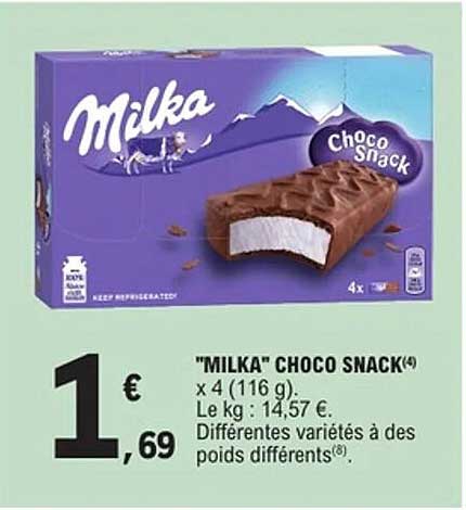 "MILKA" CHOCO SNACK