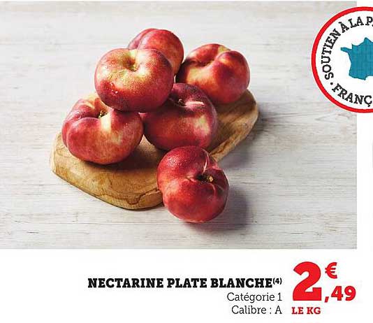 NECTARINE PLATE BLANCHE