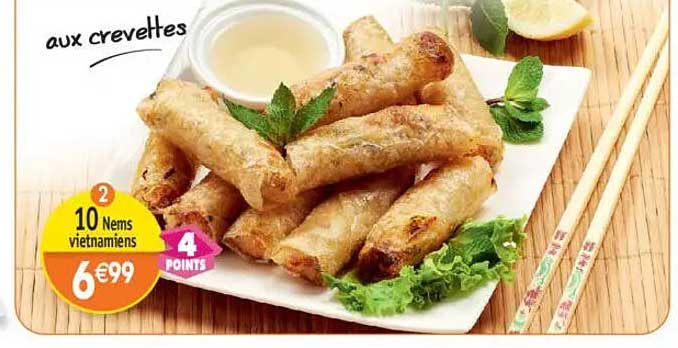 Nems vietnamiens aux crevettes