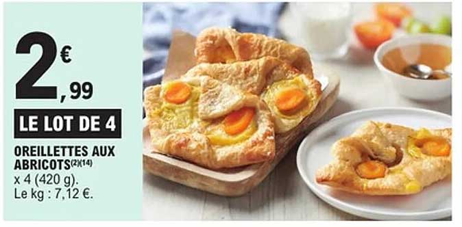 OREILLETES AUX ABRICOTS