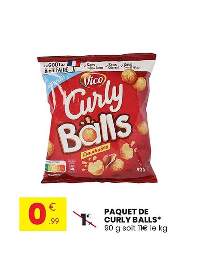 PAQUET DE CURLY BALLS*