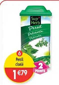 Persil ciselé