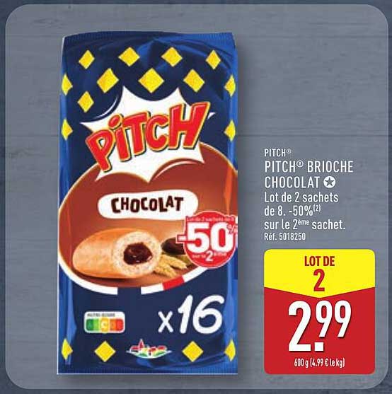 PITCH® BRIOCHE CHOCOLAT