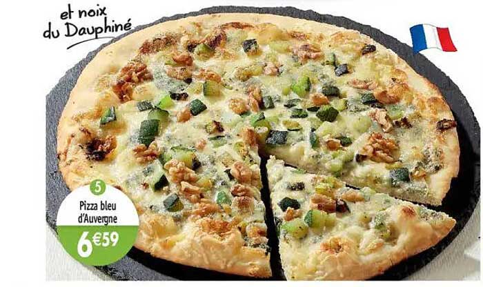 Pizza bleu d'Auvergne