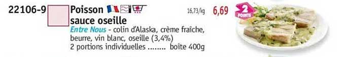 Poisson sauce oseille