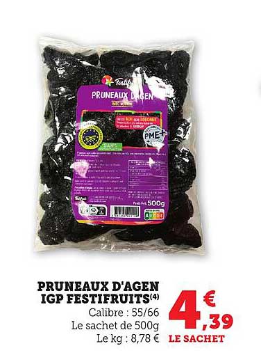 PRUNEAUX D'AGEN IGP FESTIFRUITS