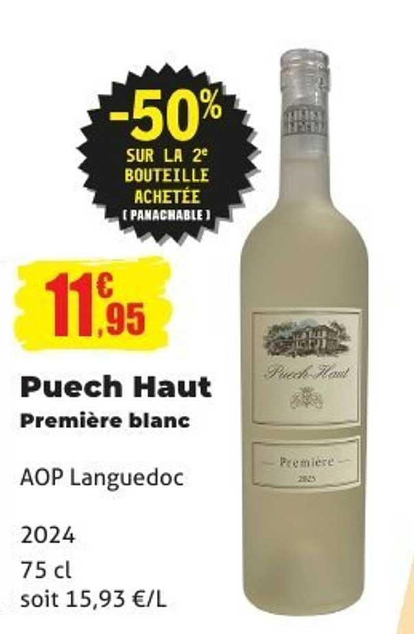 Puech Haut Première blanc