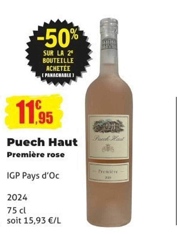 Puech Haut Première rose