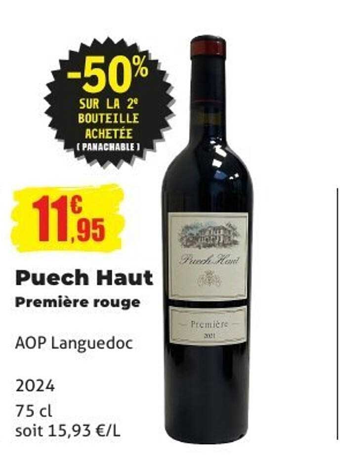 Puech Haut Première rouge