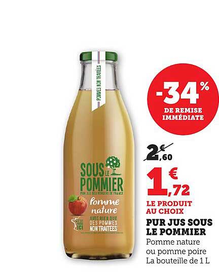 PUR JUS SOUS LE POMMIER