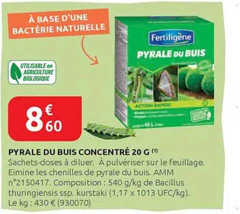 PYRALE DU BUIS CONCENTRÉ 20 G