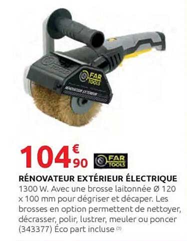 RÉNOVATEUR EXTÉRIEUR ÉLECTRIQUE
