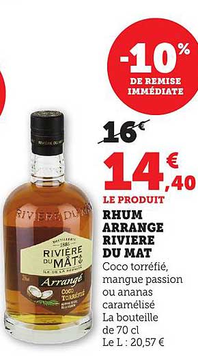RHUM ARRANGE RIVIERE DU MAT