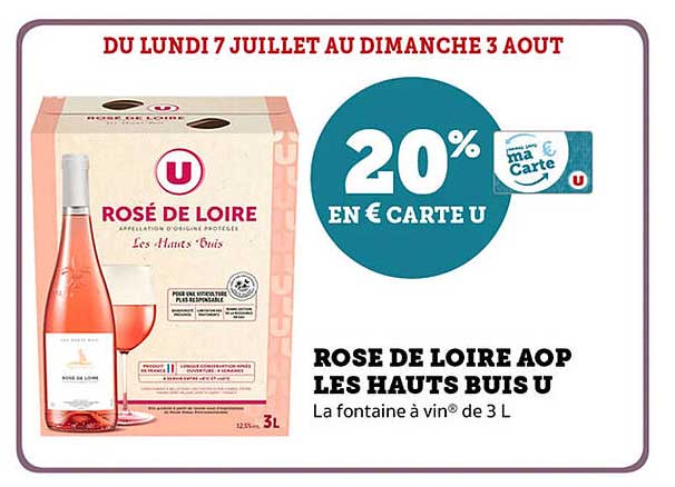 ROSE DE LOIRE AOP LES HAUTS BUIS U