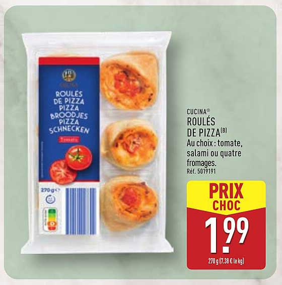 ROULÉS DE PIZZA