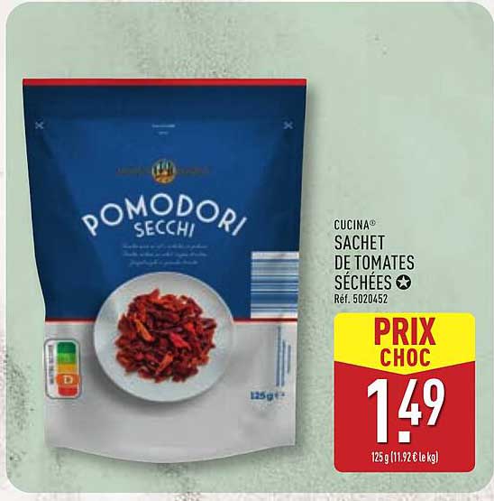 SACHET DE TOMATES SÉCHÉES