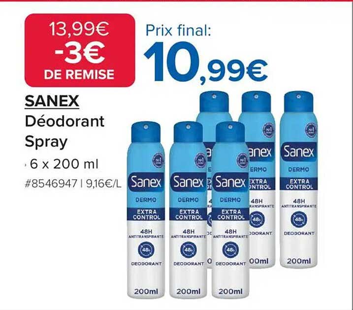 SANEX Déodorant Spray