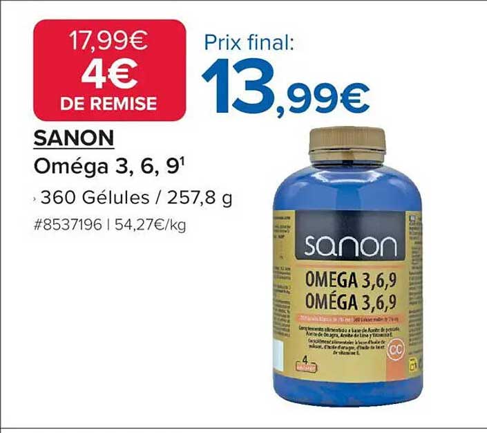 SANON Oméga 3, 6, 9