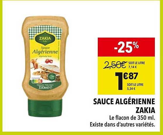 SAUCE ALGÉRIENNE ZAKIA
