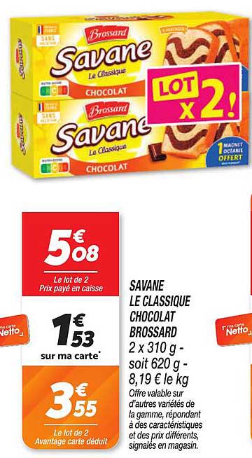 SAVANE LE CLASSIQUE CHOCOLAT BROSSARD