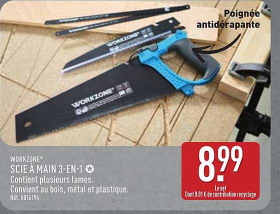 SCIE À MAIN 3-EN-1