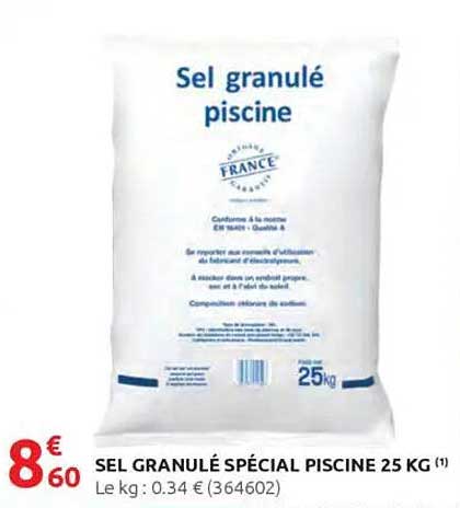 SEL GRANULÉ SPÉCIAL PISCINE 25 KG