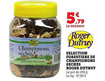 SELECTION FORESTIERE DE CHAMPIGNONS SECHES ROGER DUTRUY