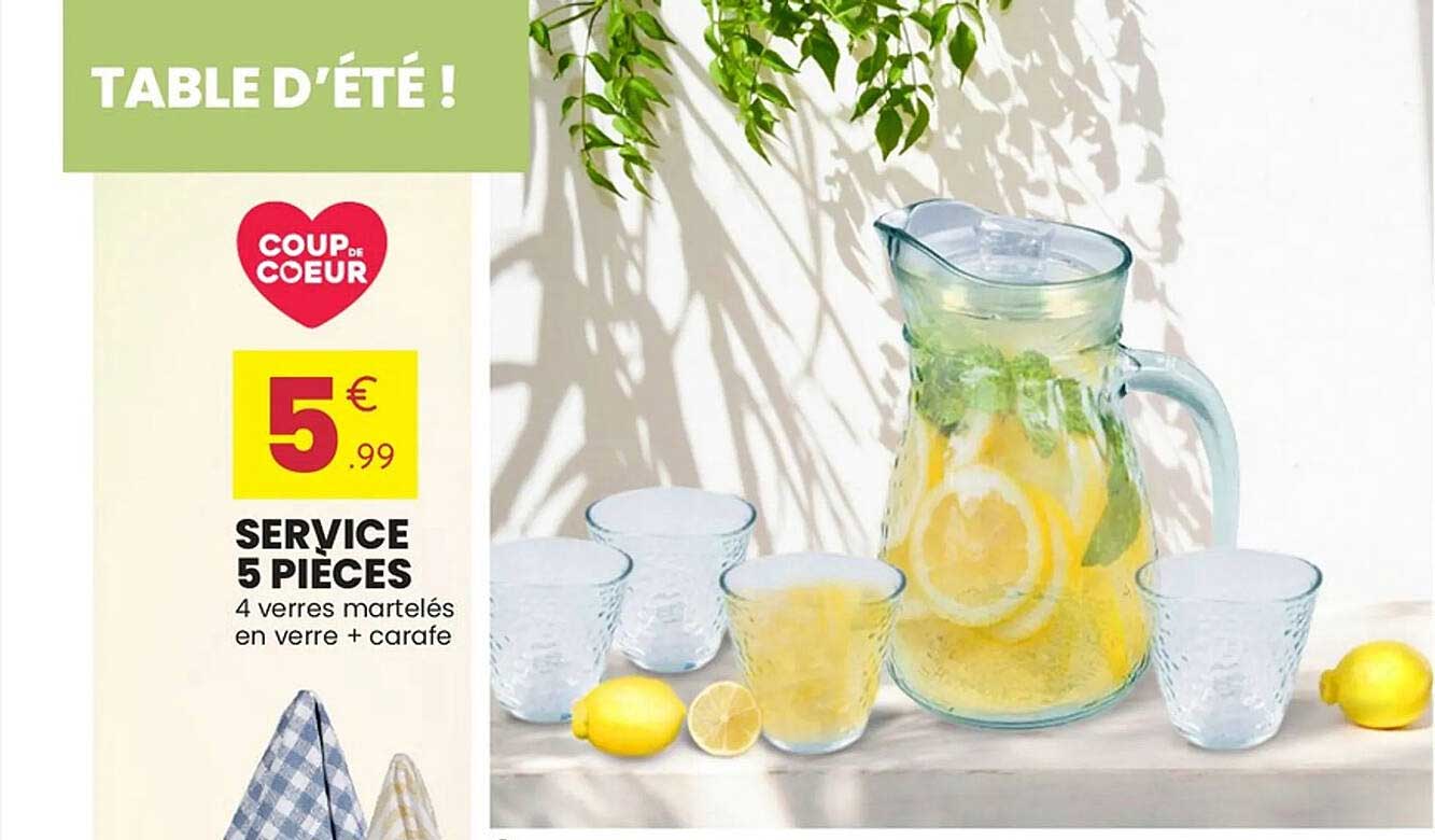 SERVICE 5 PIÈCES