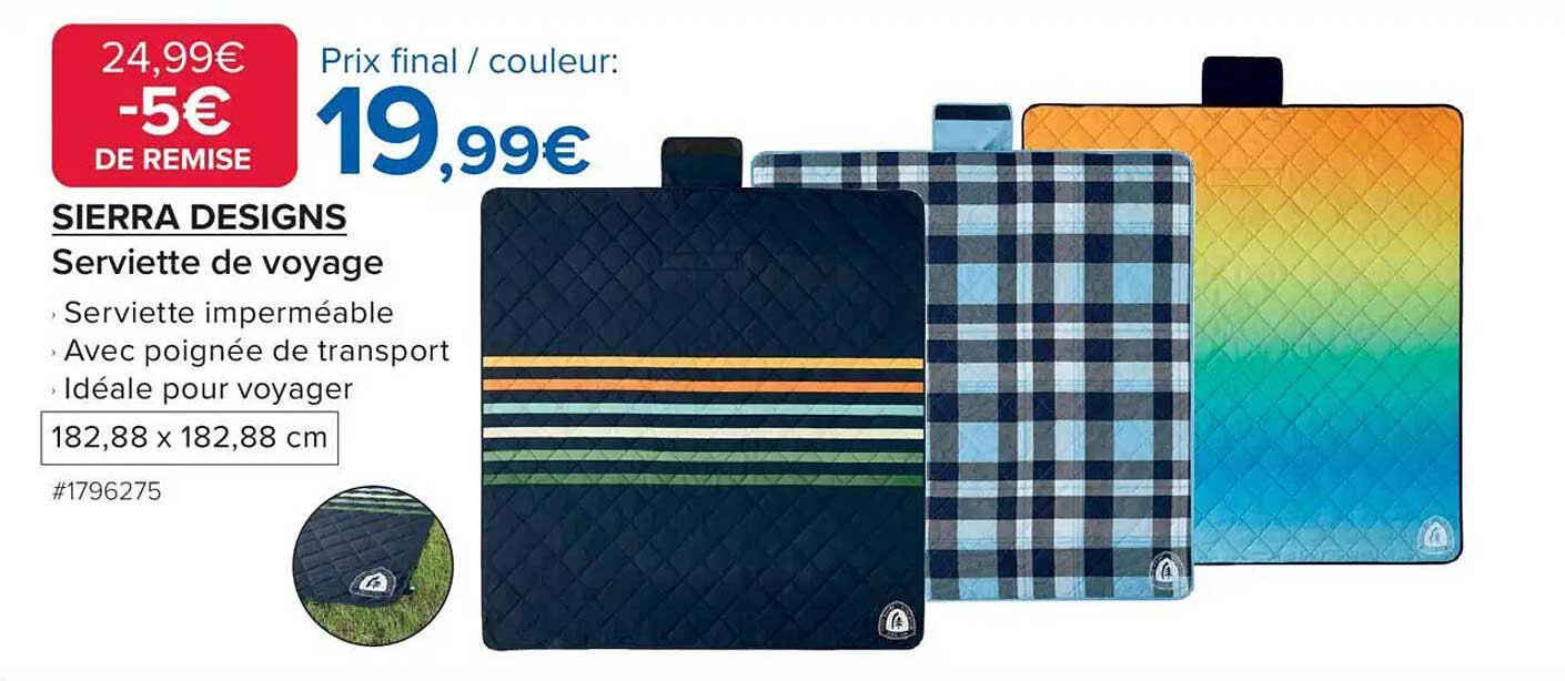 SERVIETTE DE VOYAGE SIERRA DESIGNS