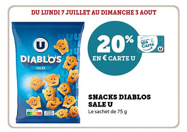 SNACKS DIABLOS SALE U