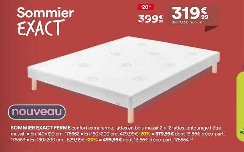 Sommier EXACT
