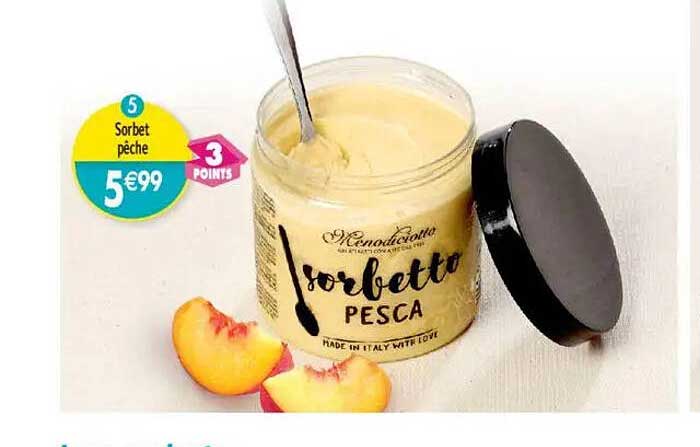 Sorbet pêche
