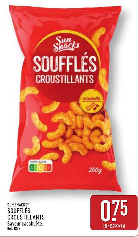 Soufflés Croustillants Saveur Cacahuète
