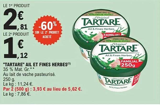 TARTARE AIL ET FINES HERBES