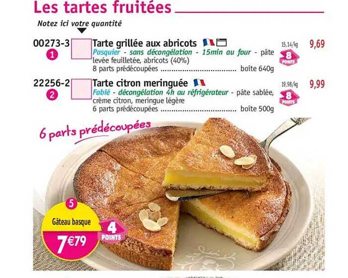 Tartelettes aux abricots et tarte citron meringuée