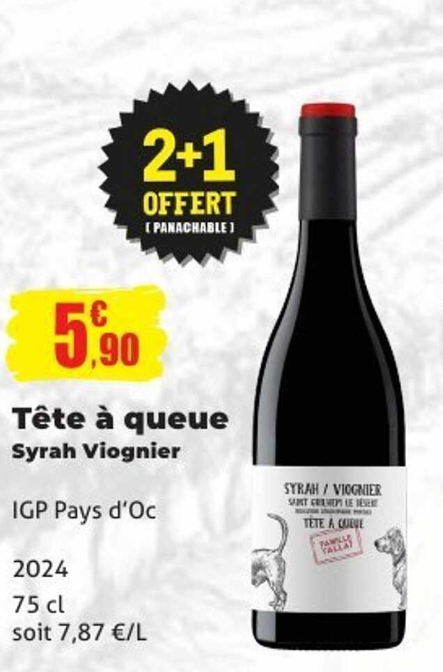 Tête à queue Syrah Viogniers