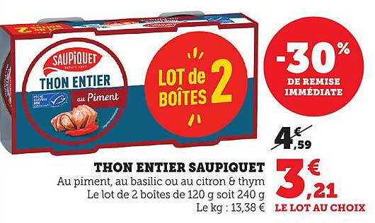 THON ENTIER SAUPIQUET