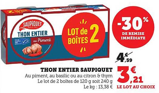 THON ENTIERS SAUPIQUET