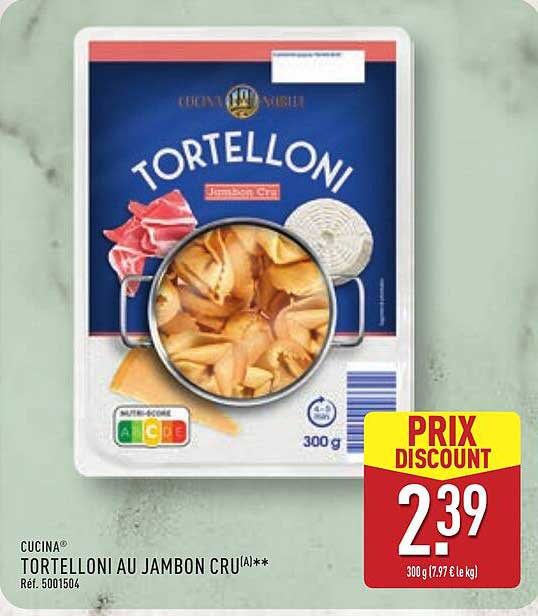 TORTELLONI AU JAMBON CRU