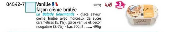 Vanille façon crème brûlée