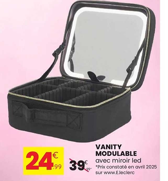 VANITY MODULABLE avec miroir led