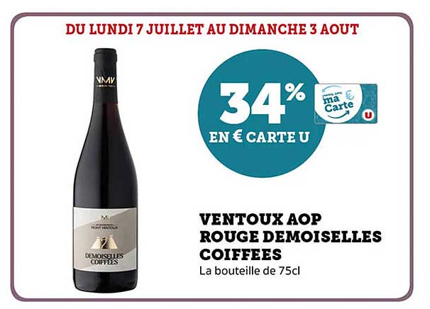 VENTOUX AOP ROUGE DEMOISELLES COIFFEES