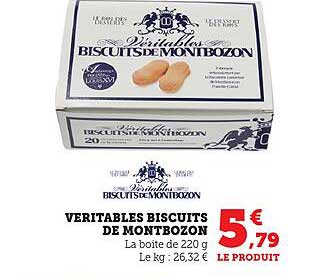 VERITABLES BISCUITS DE MONTBOZON