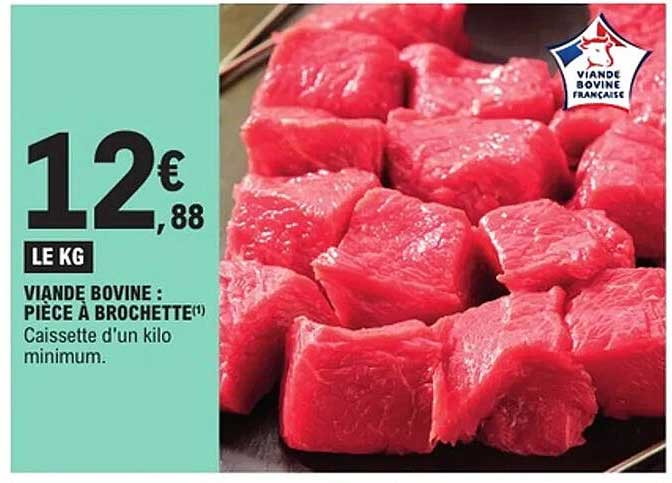 Viande Bovine : Pièce à Brochette