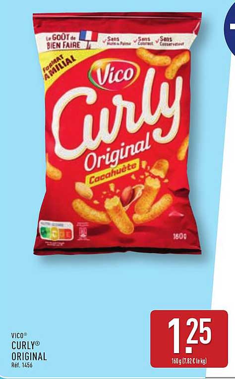 Vico Curly Original Cacahuète