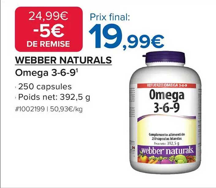 WEBBER NATURALS Omega 3-6-9