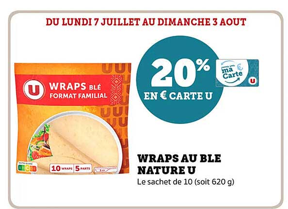 WRAPS AU BLE NATURE U