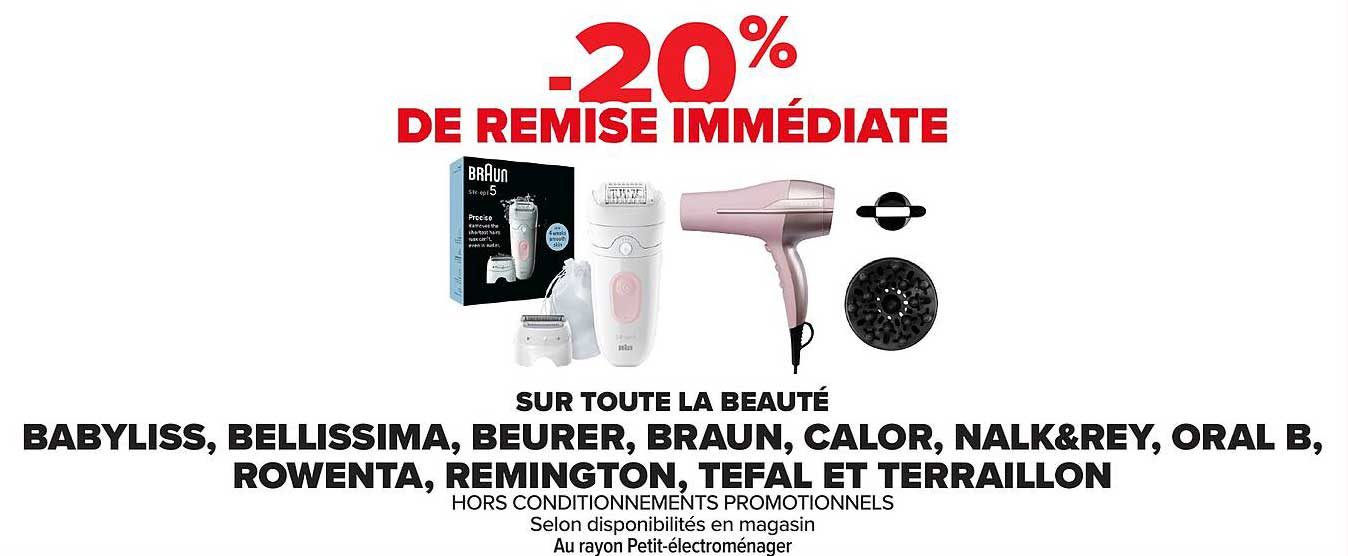 -20% DE REMISE IMMIDIATE
